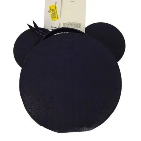 Vera Bradley Disney Mickey Minnie Mouse Cosmetic Bag Ears Carry Bag NWT - Picture 2 of 4